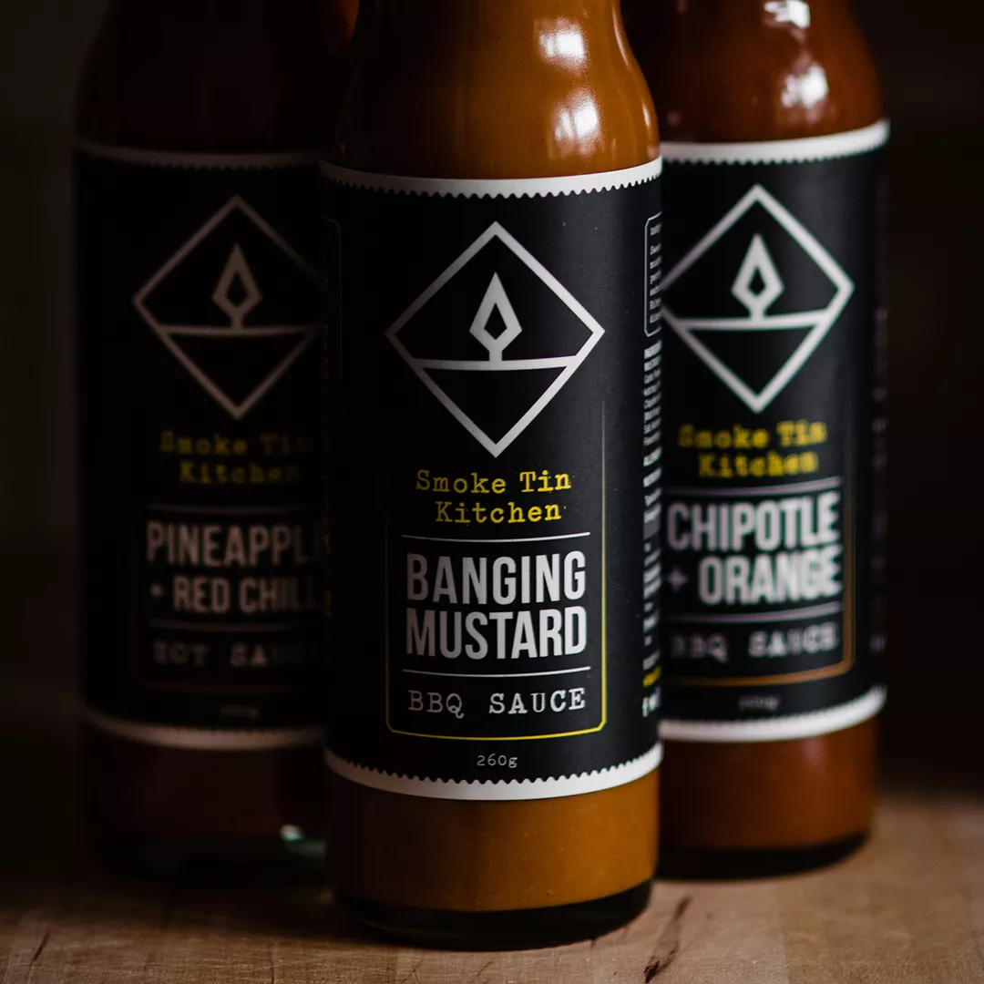 sauce label design